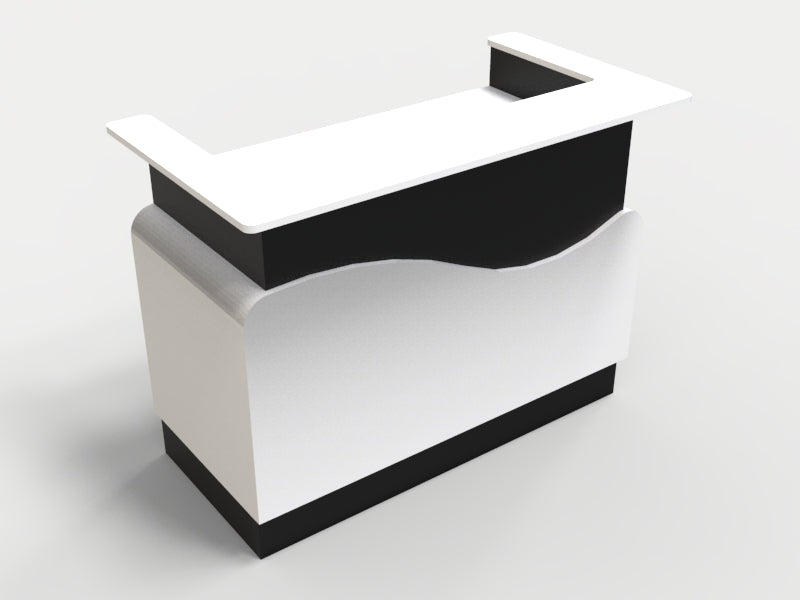 Sales Counter w/ Curved Back – Ivar's Display